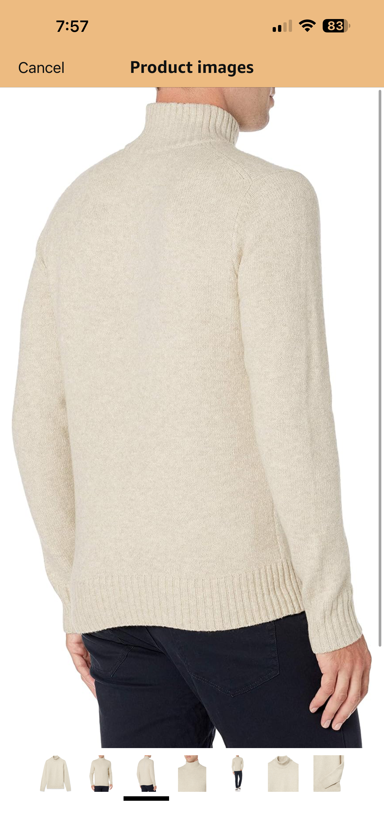 Men's Long-Sleeve Soft Touch Turtleneck Sweater