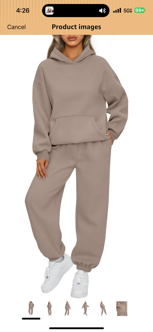 AUTOMET Womens 2 Piece Outfits Lounge Hoodie Sweatsuit Sets Plus Size Fall Fashion Clothes Airport Travel Pants Tracksuits