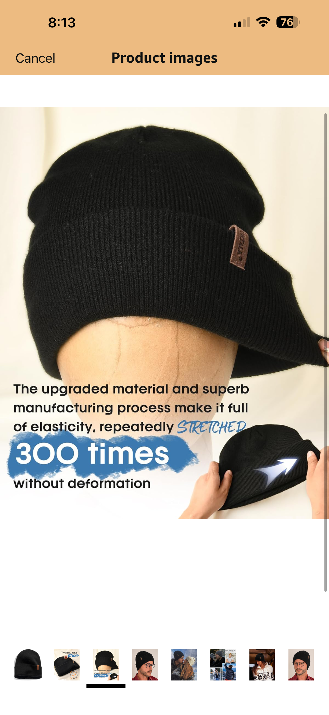 FURTALK Beanie for Men Women Cuffed Thick Knitted Unisex Winter Hat Beanies Skull Cap