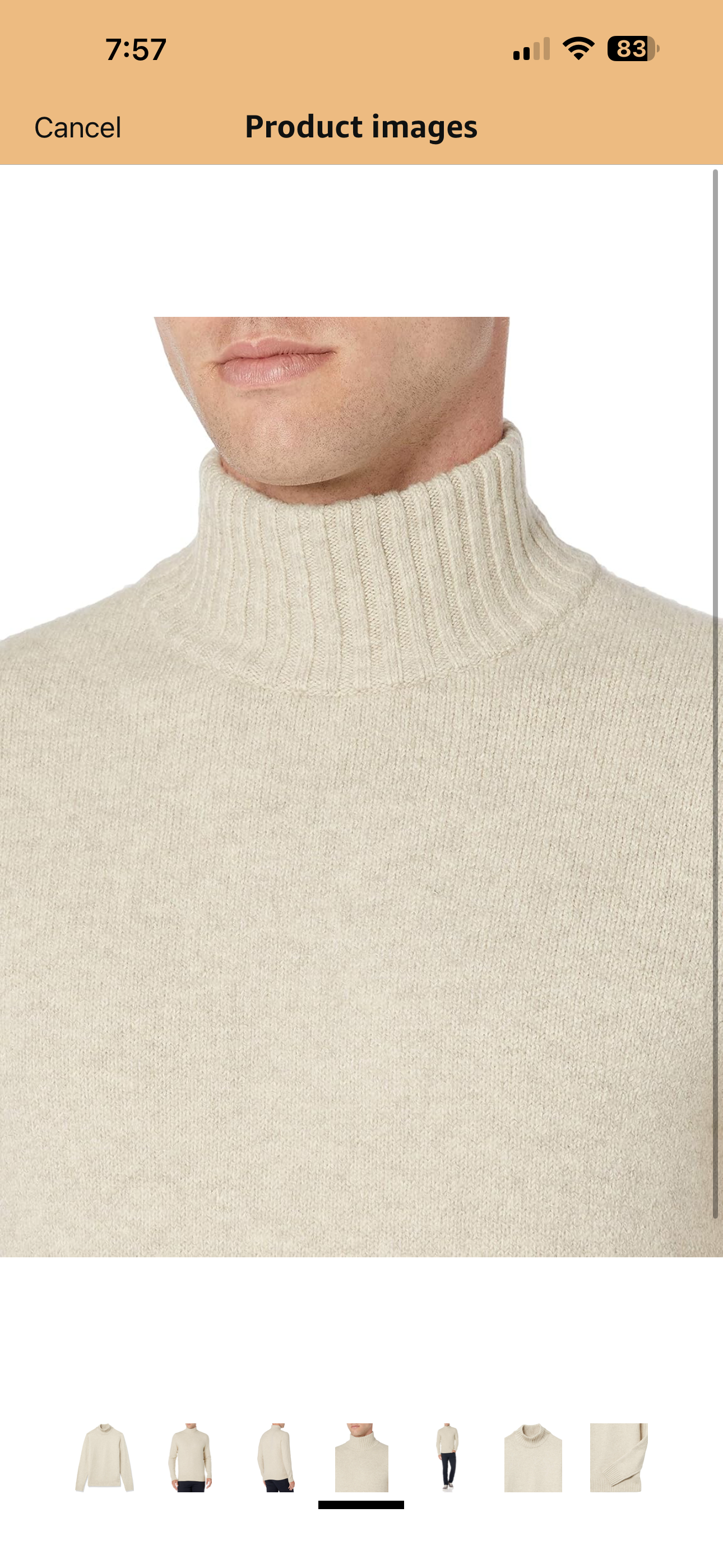 Men's Long-Sleeve Soft Touch Turtleneck Sweater