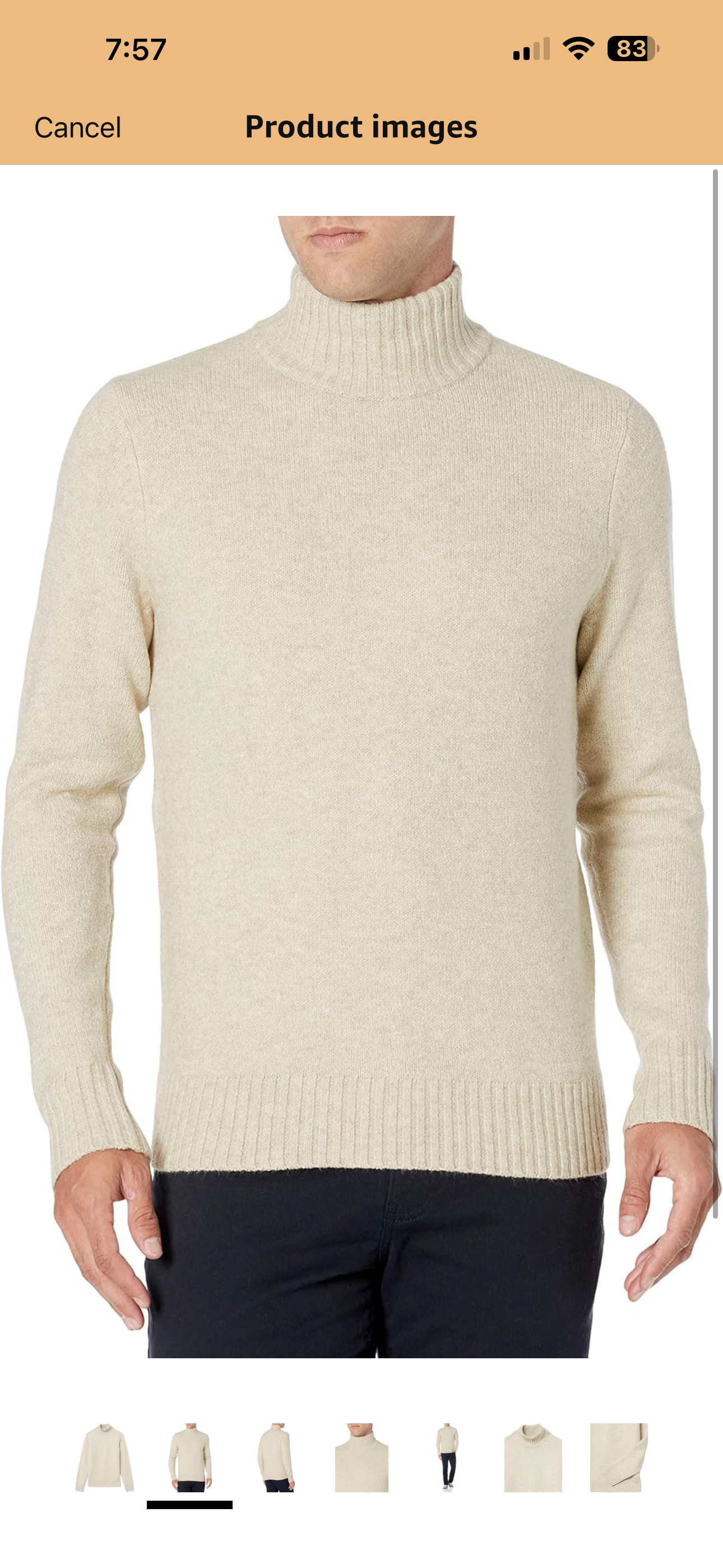 Men's Long-Sleeve Soft Touch Turtleneck Sweater