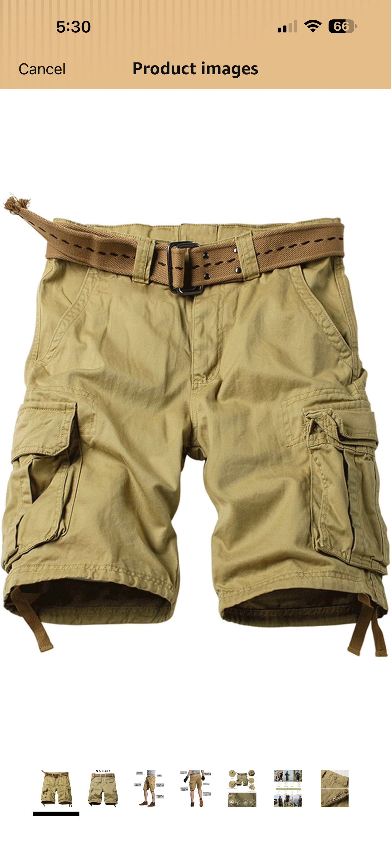 Camo Cargo Shorts for Men Cotton Casual Wild Outdoor Work Relaxed Fit Shorts with Multi-Pocket