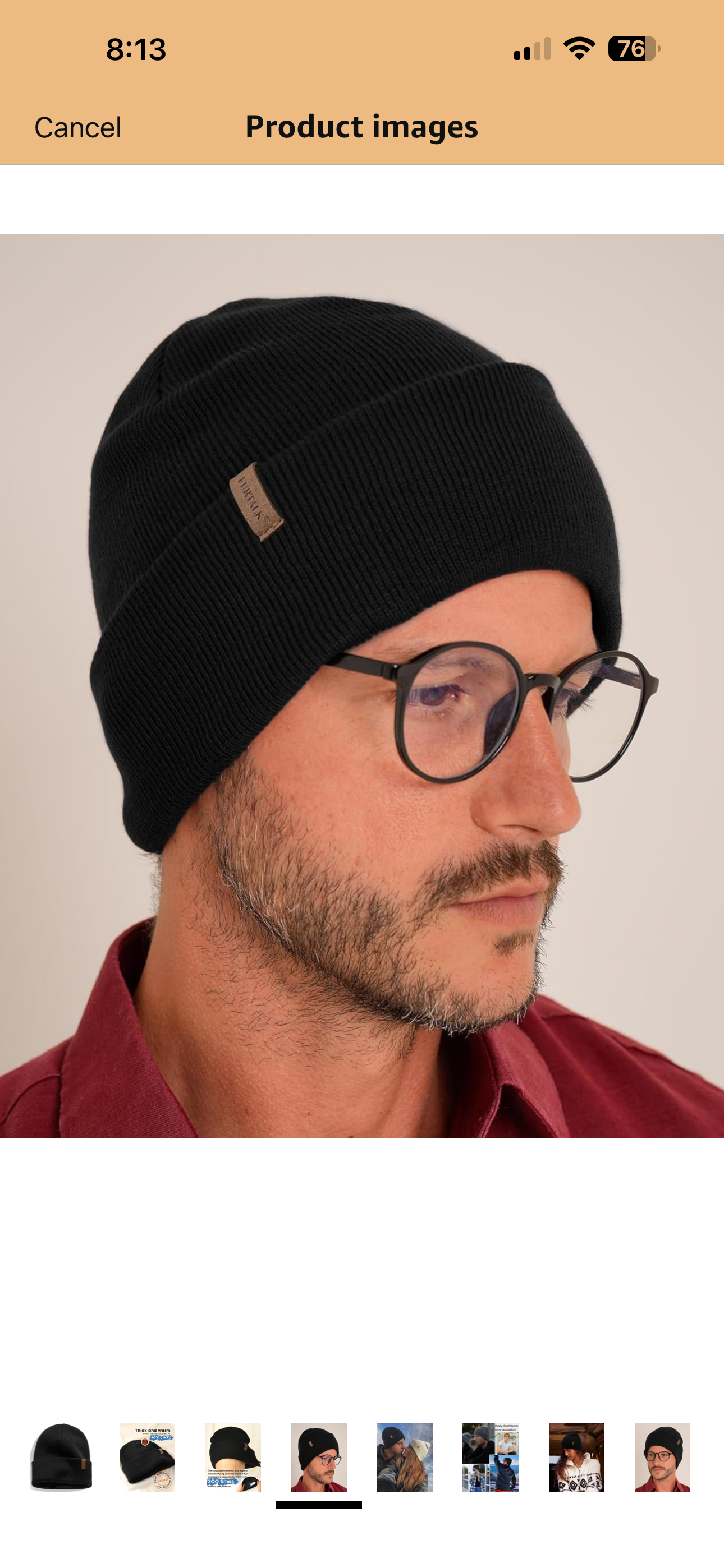 FURTALK Beanie for Men Women Cuffed Thick Knitted Unisex Winter Hat Beanies Skull Cap