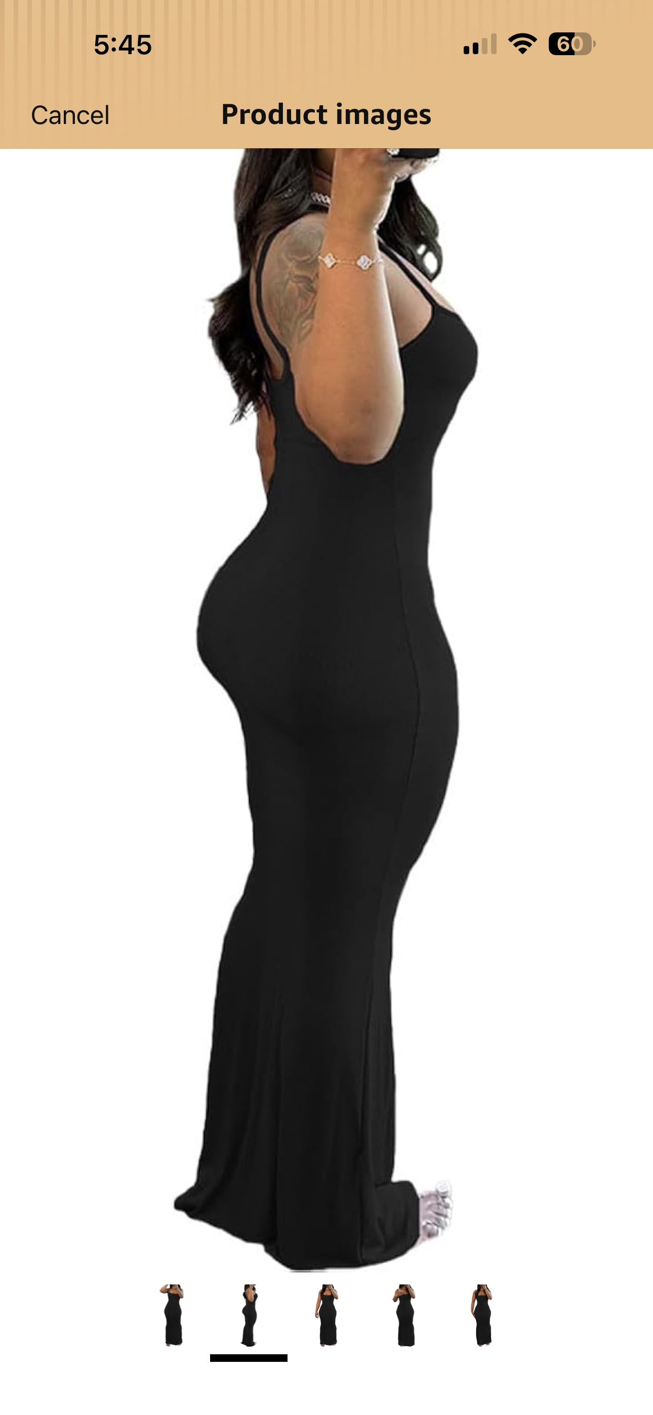 PINSV Women Summer Long Dress Casual Slip Sexy Sleeveless Bodycon Maxi Dresses for Women
