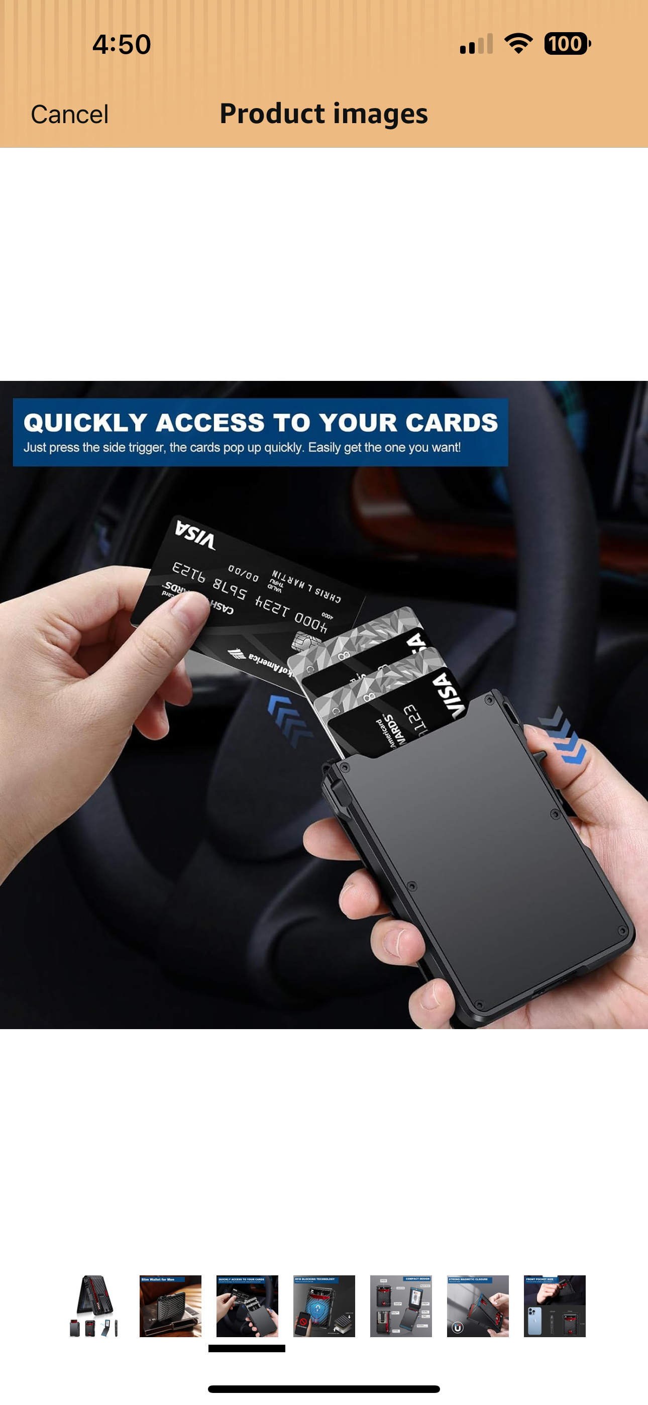 Wallet for Men, Mens Minimalist Wallet 9-13 Cards, Slim Compact Wallet with Money Clip & ID Window, RFID Blocking Smart Pop Up Card Wallet, Metal Aluminum Credit Card Holder Bifold Wallet