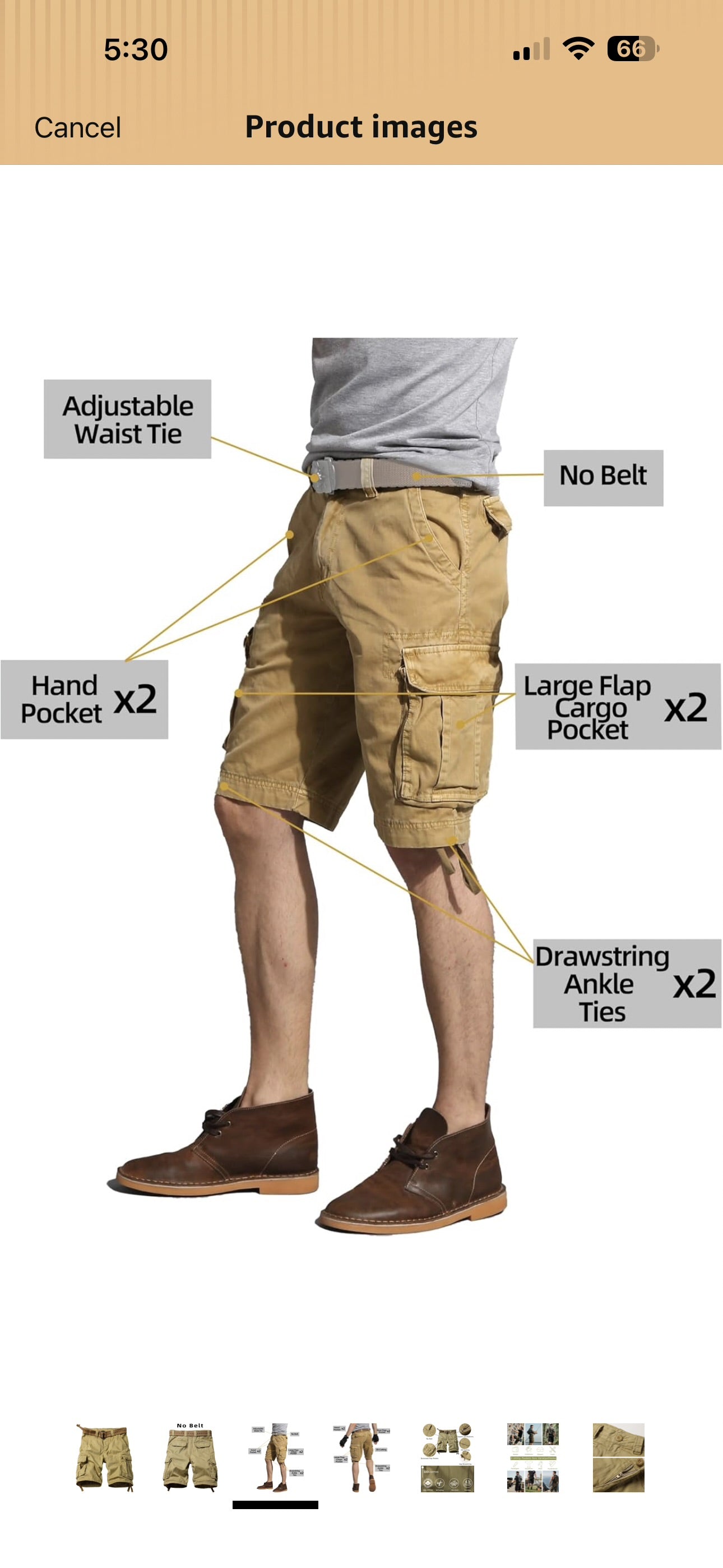 Camo Cargo Shorts for Men Cotton Casual Wild Outdoor Work Relaxed Fit Shorts with Multi-Pocket